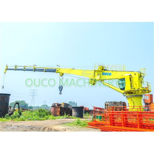 Explosion Proof Offshore Pedestal Telescopic Boom Crane