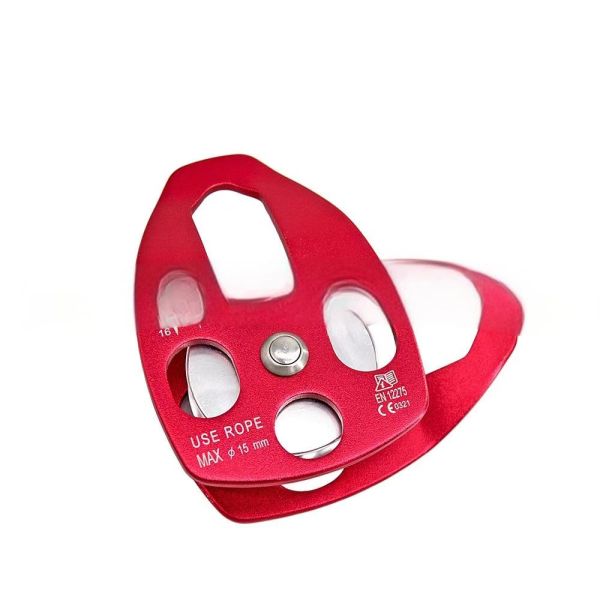 Versatile Climbing and Descending Hardware 7075 Rescue Pulley Aluminum Bearing System
