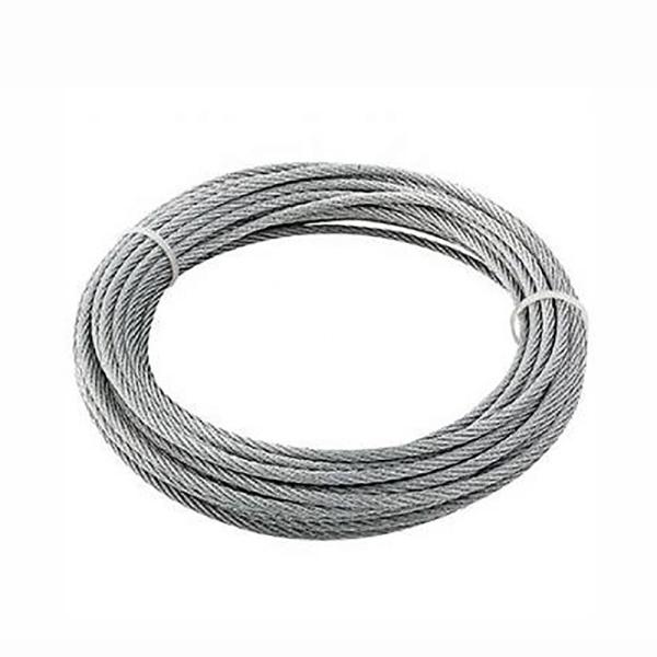 6X15 7FC 12 mm Cable de elevación de cable de alambre de acero galvanizado eléctrico para el servicio de procesamiento de unión y unión Otros equipos
