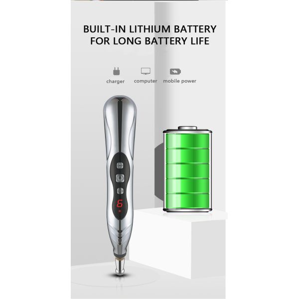 тип USB ручки терапией массажа акупунктуры цифрового меридиана электрический электрический