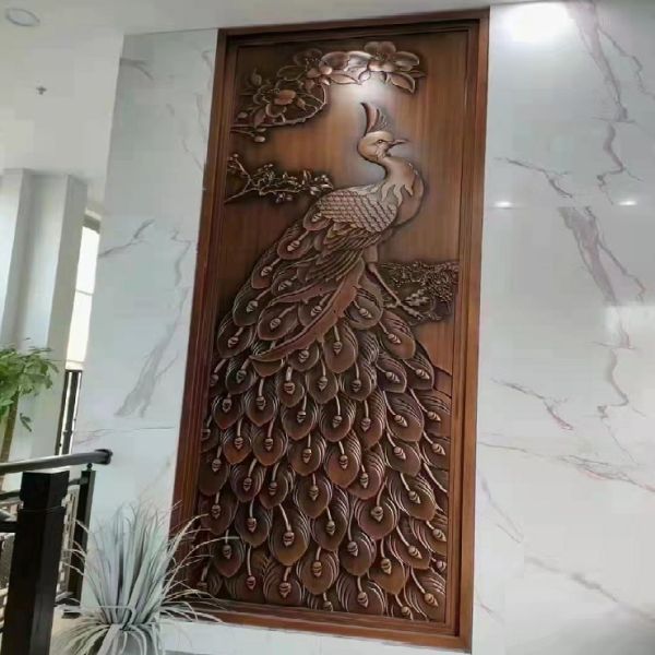 A figura de gravação com água-forte de cobre de aço inoxidável divisor de sala do painel da placa faz isolamento sonoro