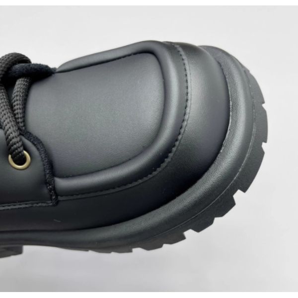 Girls Two Layer Cowhide Genuine Leather School Shoes Warm Thick Sole Leather Shoes