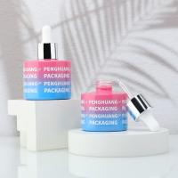Garrafas de óleo de vidro de luxo com tampão de goteador 30 ml 50 ml
