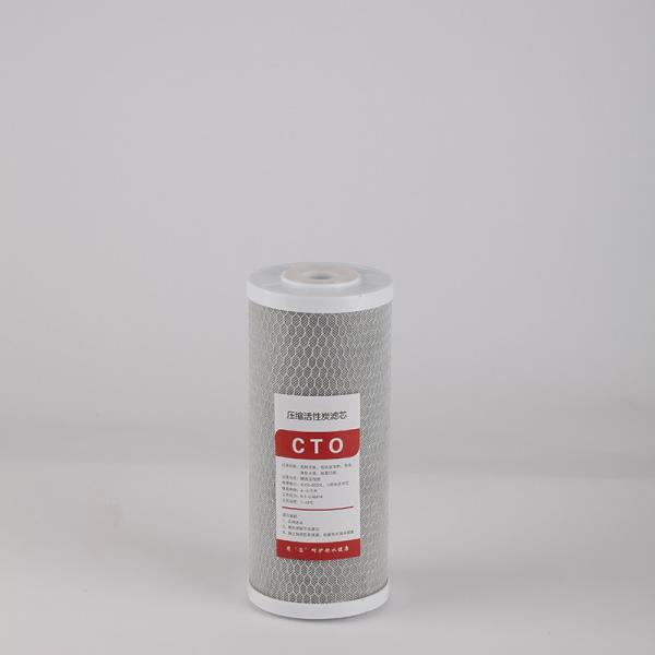 10IN 4.5 Activated Carbon Filter for Alkaline Water Purification Whiston White and Blue