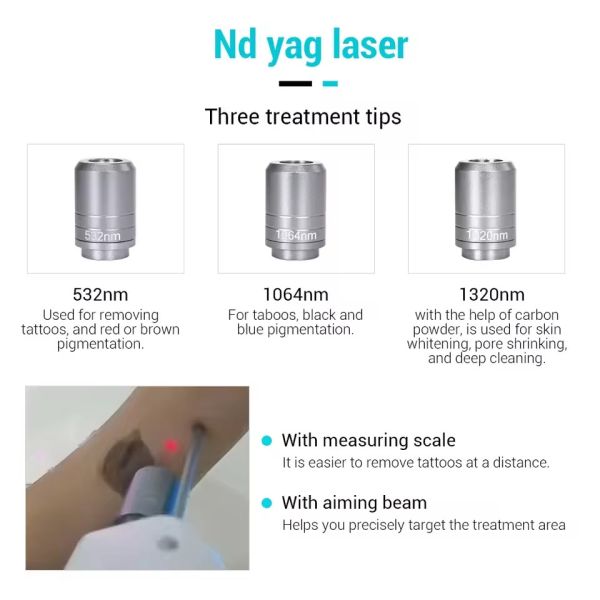 D31-3 Professional Ipl Hair Removal 808nm Diode Laser Carbon Peel Nd Yag Picosecond Laser With Measuring Rod