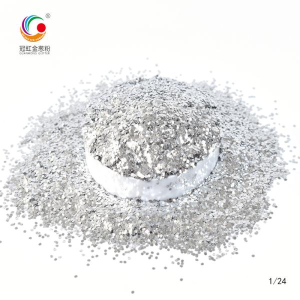 PVC Aluminum Sparkle Holographic Face Glitter Powder Golden Purple Big Sequin