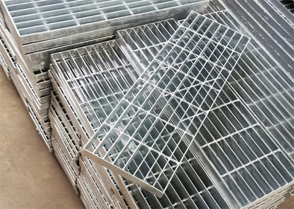 Powder Plants G323 Welded Bar Industrial Steel Grating For Municipal Construction