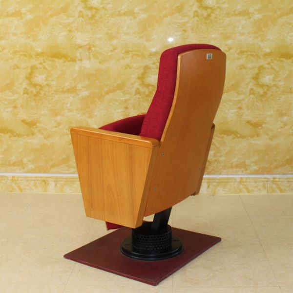 Folding Movie Theater Chair With Cup Holder , Weight 20kg Fireproof Auditorium Chairs