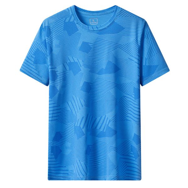 Summer UPF 50 UV Printed Tee Shirt Custom Logo Boxy Gym Streetwear for Men and Women