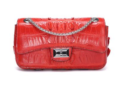 Summer new style crocodile tail bone leather bag shoulder bag for women