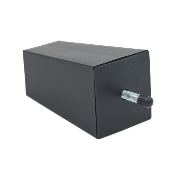 Durable Plastic Bed Frame Feet Square Furniture Feet 115mm Height KR-P0133