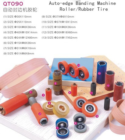 Edge Banding Parts / Rubber roll / Rubber wheel , Woodworking Machine Parts,wood working machinery accessories