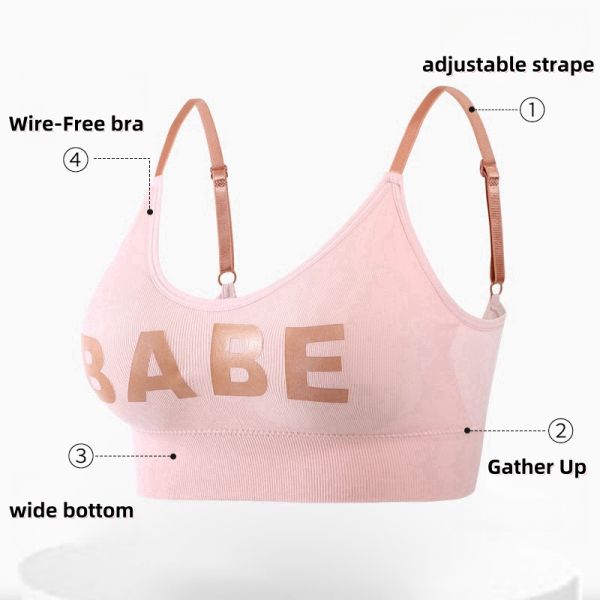 Comfortable Vest Style Girl's Bra High Quality New Arrival 2025 Wholesale Women Vest Style Bra for Slim Girls