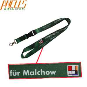 Portable Logo Printed Lanyard  Silk Screen Printing Custom Woven Lanyards