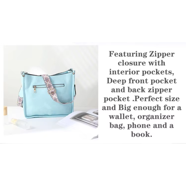 Leopard Print Vegan Leather Women's Shoulder Bag with Guitar Strap and Single Handle
