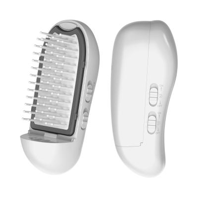 450mAh Battery IONIC Hair Brush Vibration Blue Light Hair Brush