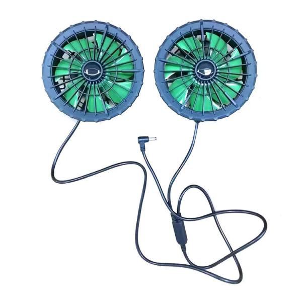 PSE certificate Jacket Cooling Fan Green Blade 7.4V Cooling Vest Fan