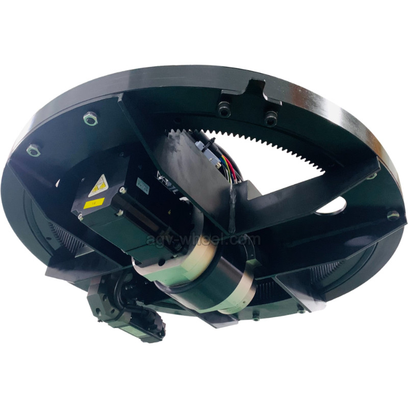 Черная структура поддержки колеса привода AGV мотора 30L 400W двойная