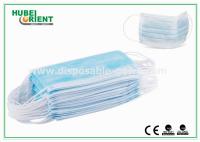 Masque facial non tissé médical jetable avec boucle d'oreille CE MDR