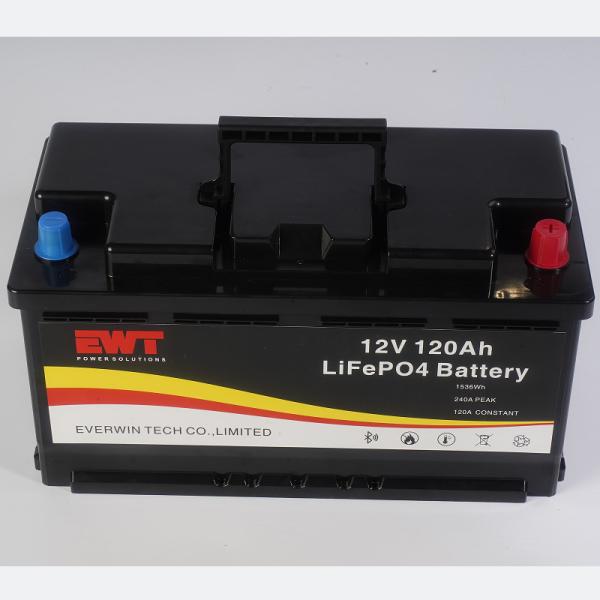 Fonte de alimentação do inversor de RV LFP 12V 120AH Bateria