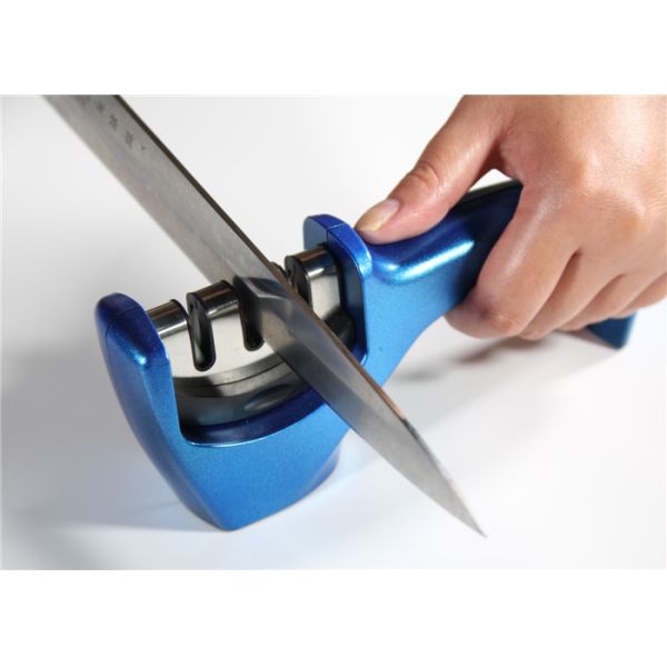 Professional Kitchen Knife Sharpener , ABS Diamond Wheel Knife Sharpener