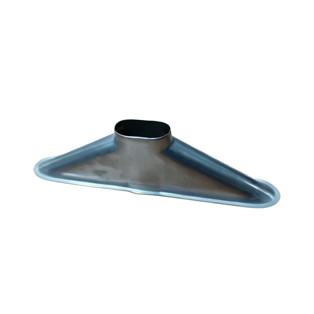 Precision Stamped Triangular Funnel Component