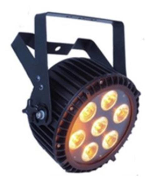 Factory sales 7pcs 12w rgbw  4in1 led outdoor par waterproof IP67par can dj disco lights