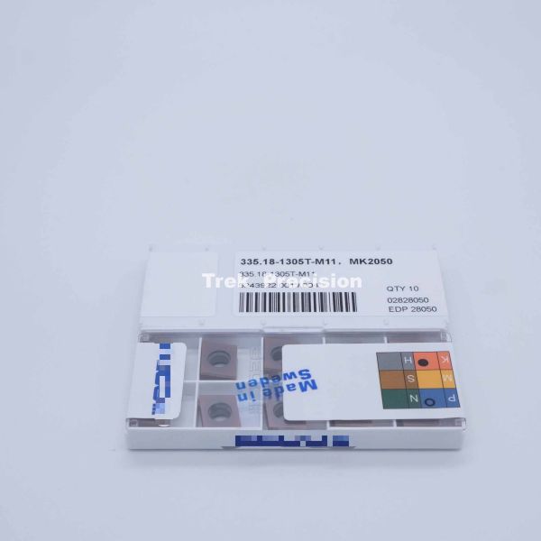 335.18‑1305T‑M11 MK2050 Grade Tungsten Carbide Indexable Milling Insert Compatible with Seco For CNC Shoulder & Slot Milling Machining
