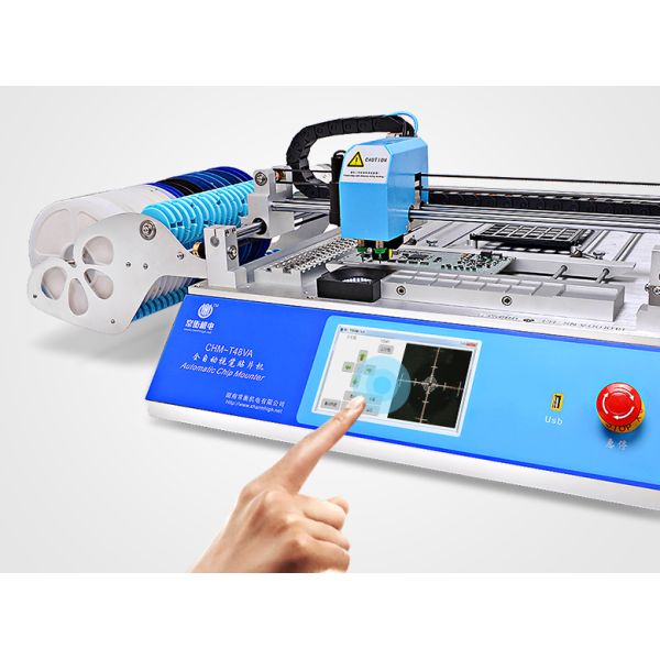 CHMT48VA Vibration Feeder SMT Pick And Place Machine Prototying Batch Production