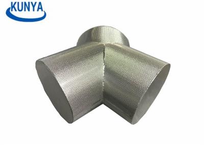 0,5 1 5 10 20 30 mícrons sem emenda poroso Mesh Tube Pipe tecido 304ss