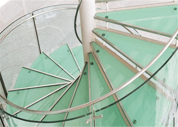 Swimming Pool Bent Tempered Glass , Size Customized Curved Toughened Glass
