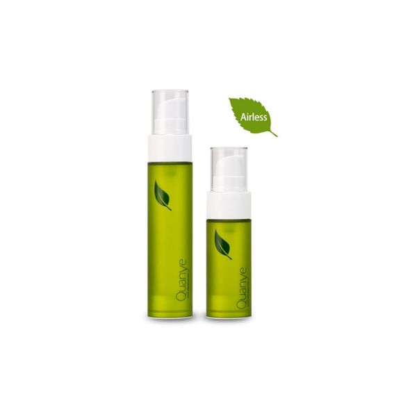 Бутылка янтарного безвоздушного косметического круга бутылок 30ml 50ml 80ml 100ml безвоздушная для заботы кожи