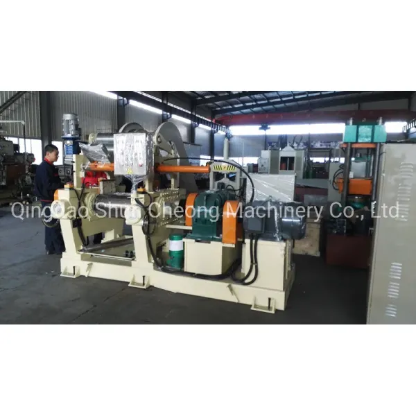 Two Roll Open Mixing Mill with Alloy Chilled Cast Iron Rolls and Manual or Electric Gap Adjustment for Rubber Compound Production Line