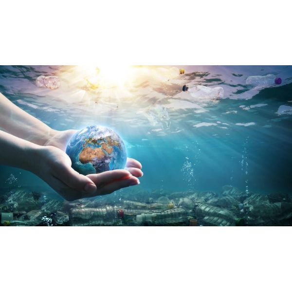 ocean recycle 240T pongee 1.5MM ripstop Polyester fabric for lamp cover