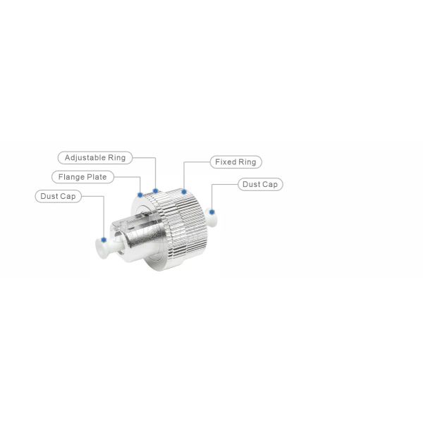 Fiber Optical Attenuator LC/SC/FC/ST Variable Female/Female for FTTx Telecom Data Center