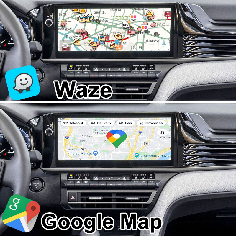 Android 13 Мультимедийный видеоинтерфейс для Toyota Camry 2025 Sienna RAV-4 OEM Retrofit Инфоразвлекательный модуль включает в себя YouTube, NetFlix, Google Play