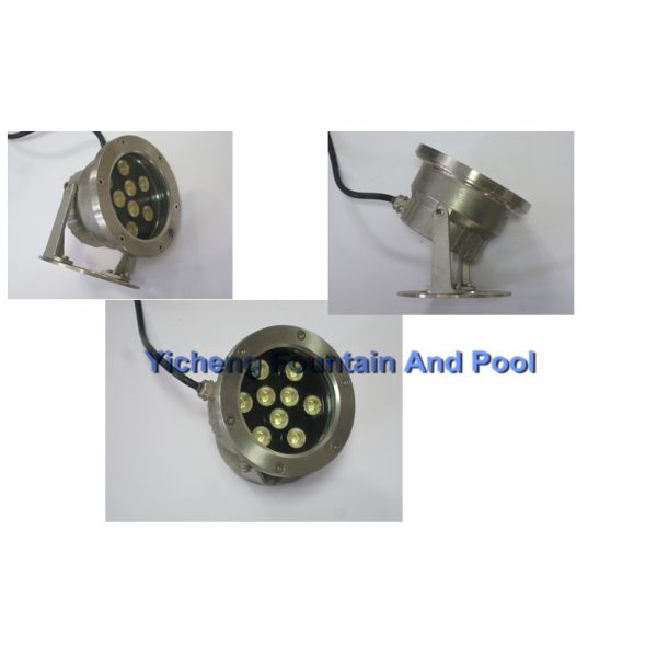 Casting SS304 DMX512 LED Underwater Fountain Lights , DC 24V 2700k - 6500k LED Lights