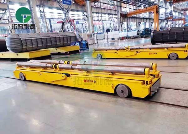 Steel Beam Transport Railway Transfer Carts Industrial Electric Platform