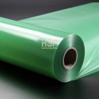 Película de polietileno PE mono orientación axial verde opaco de 50 micrones