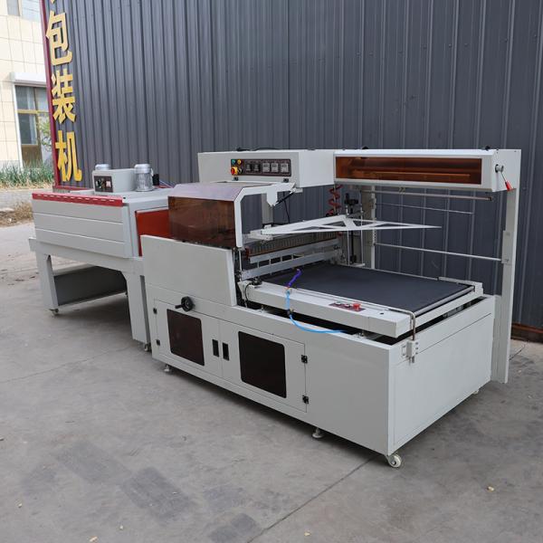 Heat Shrink Industrial Plastic Wrap Packaging Machine Fully Automatic PLC Controlled