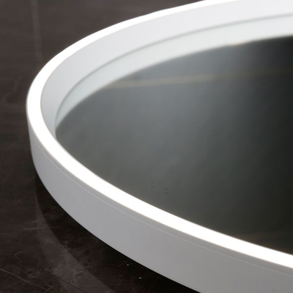 Waterproof IP44 Round Hotel Mirrors LED Anti Fog Bathroom Mirror