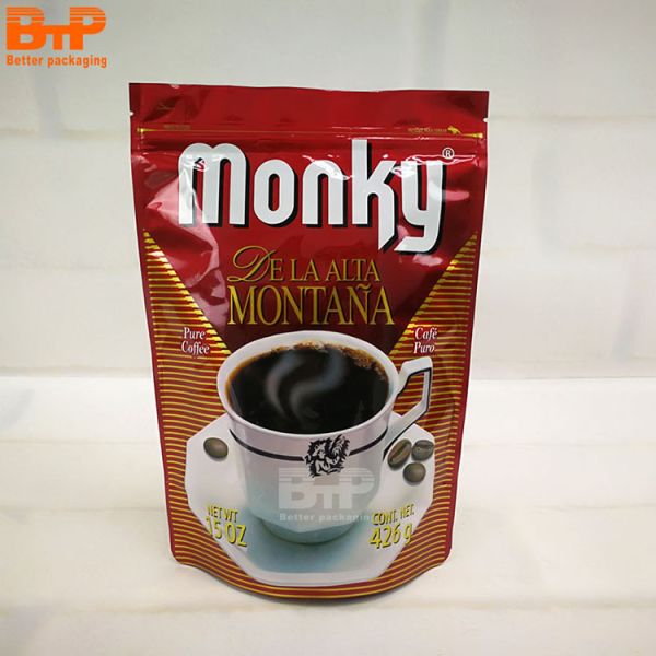 Customization 350g 500g 1kg Coffee Bag Printed Plastic Packaging Bag for Coffee Beans Flat Bottom Mylar Other Packaging Pouch