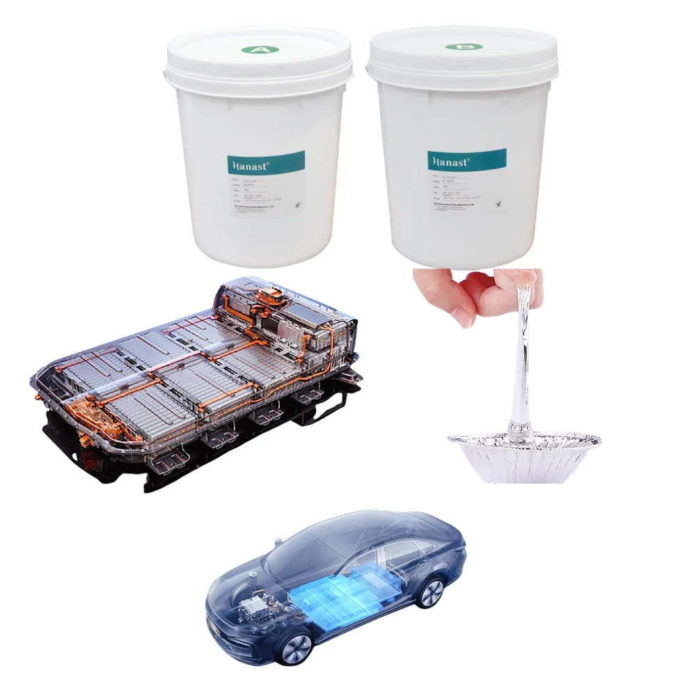 Ultra Soft Repairable Silicone Gel 1:1 Transparent Sensor Potting for Flow Meter Junction Box Waterproof Encapsulation