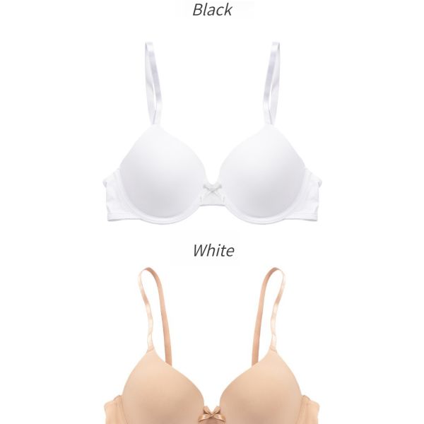 Women Bra Solid Colors New Arrival BCDE Cup Available Cute Bow Leisure Wholesale Solid Colors Underwear Bra for Women