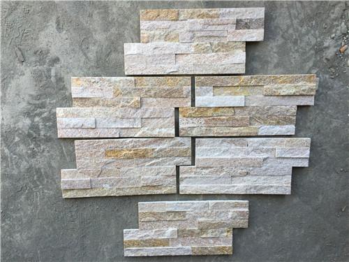 S1120 Flat Split Surface Finish Ledge Stone, Rust Slate Wall Stone Cladding