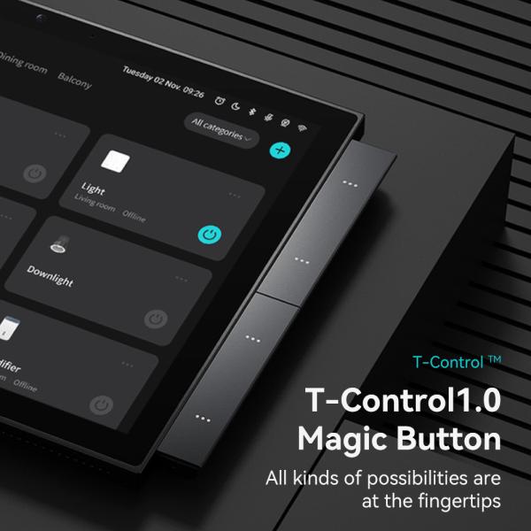 グロマーケット ツヤ スマートホーム コントロール パネル 10インチ スクリーン BLE ジグビー ゲートウェイ ビルディング インターコン 互換性