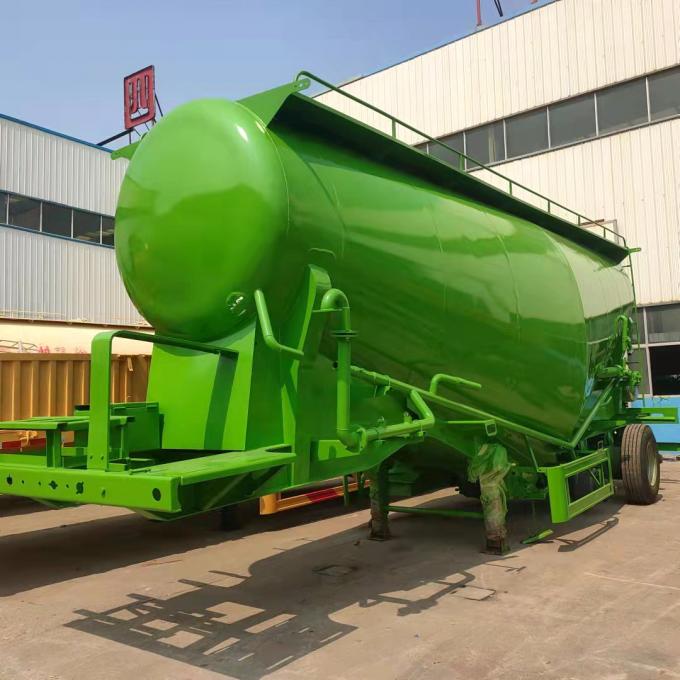 Напудрите трейлер Tipper тележки высоты большой емкости трейлера таможни Semi Semi
