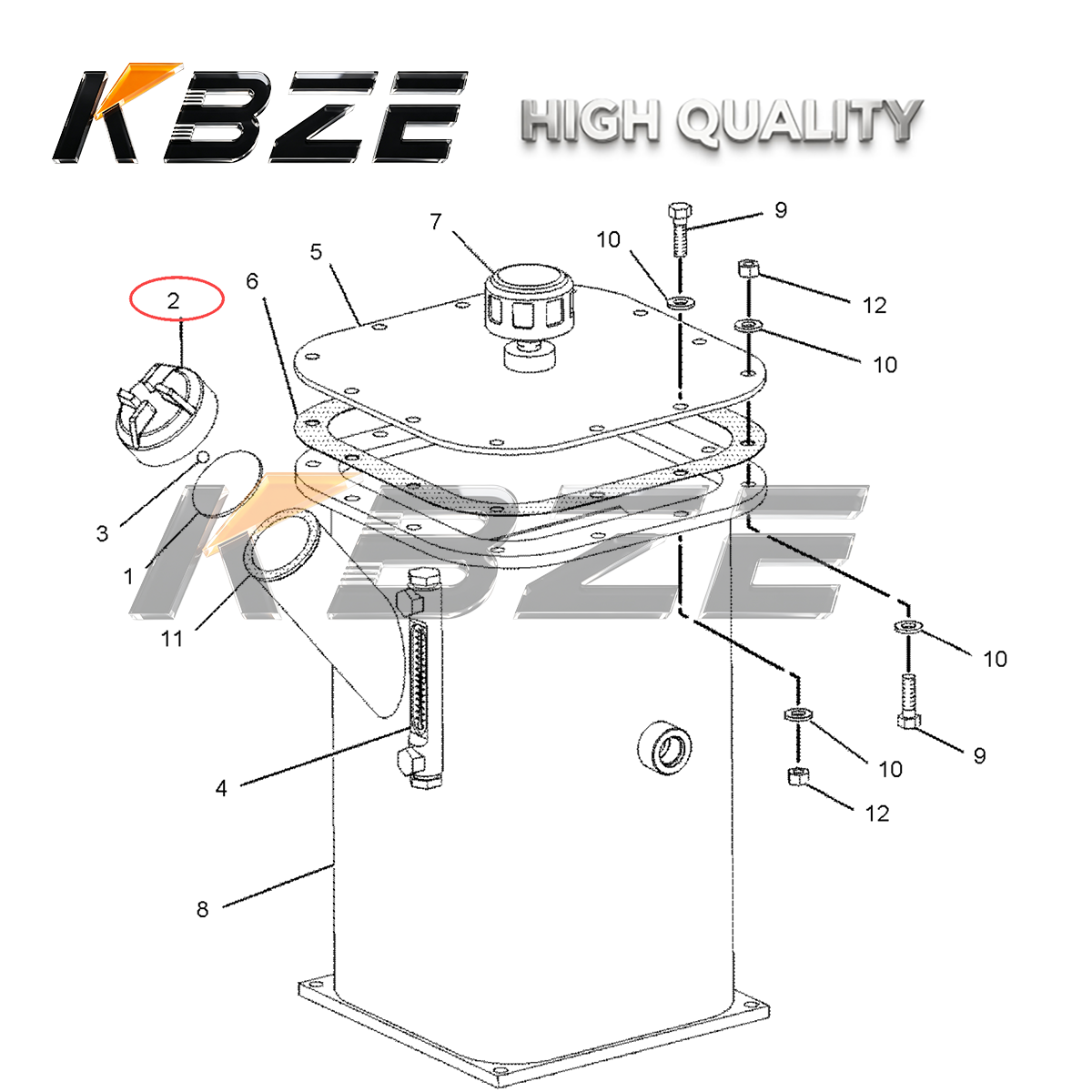 OIL FILTER CAP 7H-1447 REPLACEMENT FOR 120G 130G 416B 426B 735 – DURABLE DIRECT-FIT ENGINE PARTS
