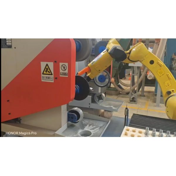 1000-3000rpm Robotic Grinding And Polishing System for Zinc Alloy Sanitary Ware