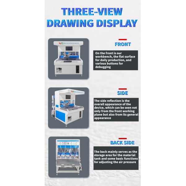 Automatic Dual-station Visual Chocolate Decorating Machine for Candy and Chocolate Making